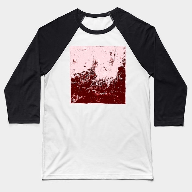 Citywave through Window in Ice Cream Pink Foam Baseball T-Shirt by BlackArtichoke